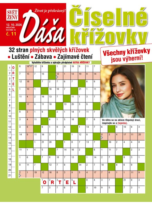 Roční předplatné Dáša Číselné křížovky se slevou