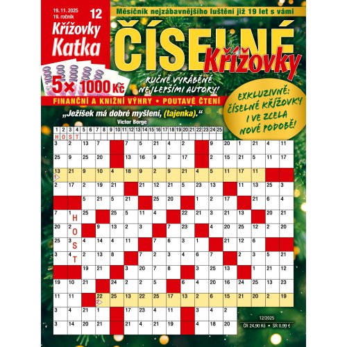 Roční předplatné Katka Číselné křížovky se slevou