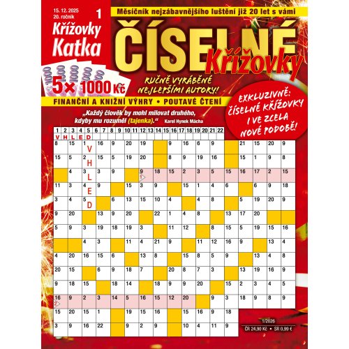 Roční předplatné Katka Číselné křížovky se slevou