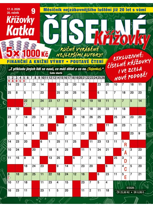 Roční předplatné Katka Číselné křížovky se slevou