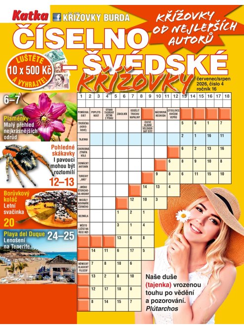 Roční předplatné Katka Číselno-švédské křížovky se slevou