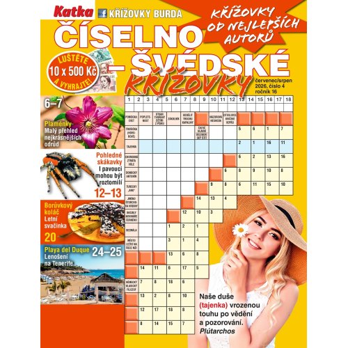 Roční předplatné Katka Číselno-švédské křížovky se slevou