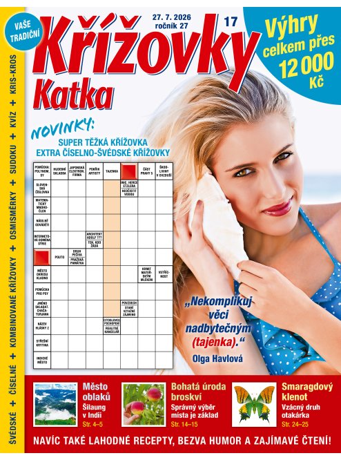 Roční předplatné Katka Křížovky se slevou