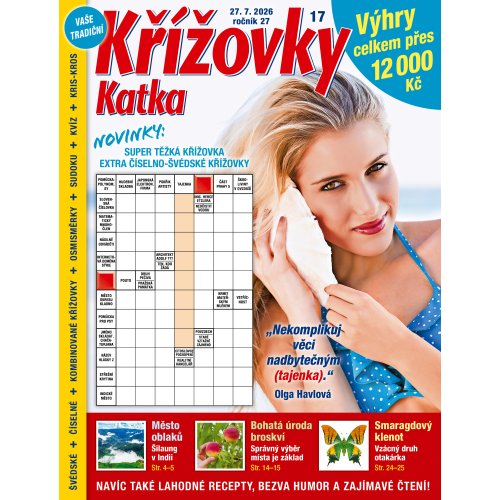 Roční předplatné Katka Křížovky se slevou