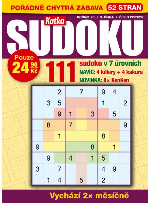 Roční předplatné Katka Sudoku se slevou