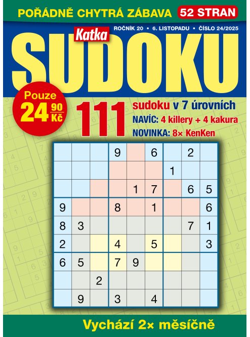 Roční předplatné Katka Sudoku se slevou