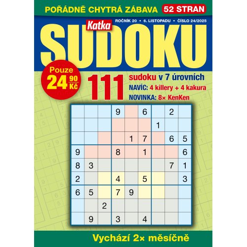 Roční předplatné Katka Sudoku se slevou