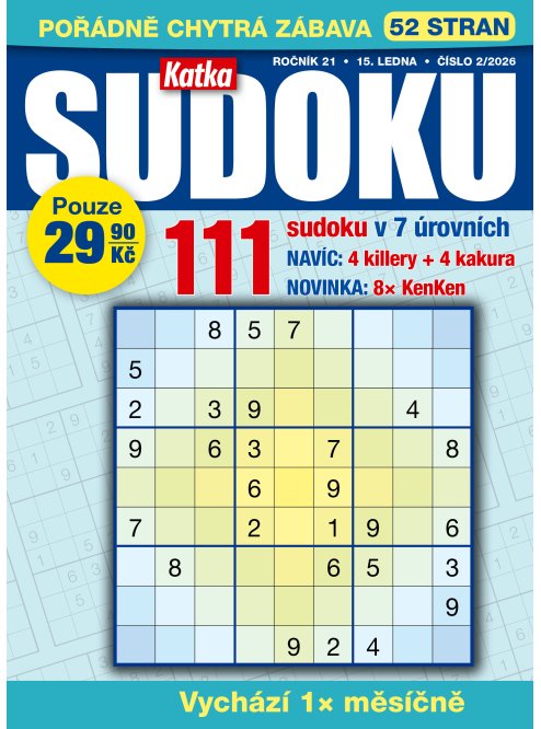Roční předplatné Katka Sudoku se slevou