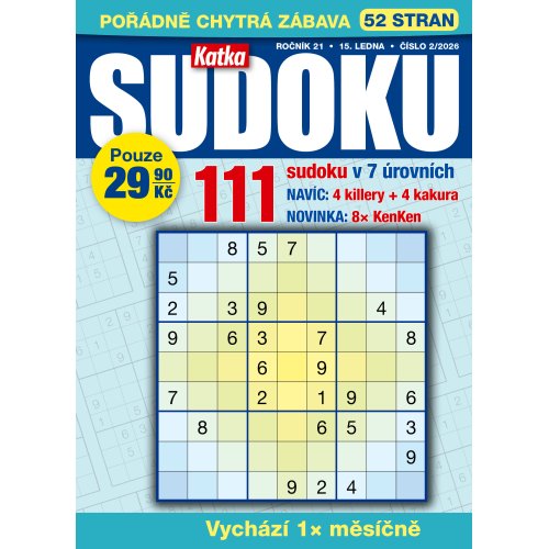 Roční předplatné Katka Sudoku se slevou