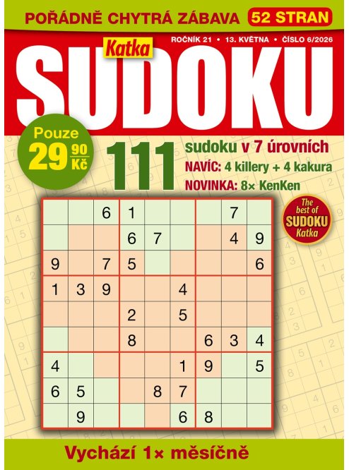 Roční předplatné Katka Sudoku se slevou