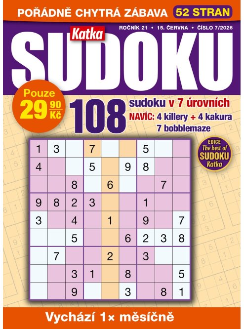 Roční předplatné Katka Sudoku se slevou