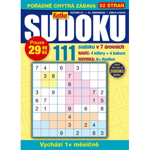Roční předplatné Katka Sudoku se slevou
