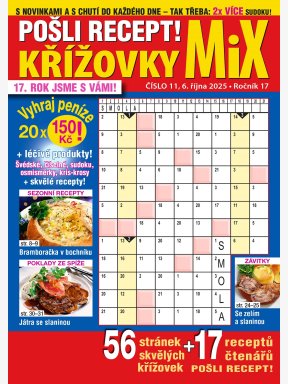 Pošli recept Mix křížovky
