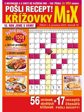 Pošli recept Mix křížovky