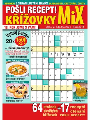 Pošli recept Mix křížovky