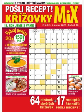 Pošli recept Mix křížovky
