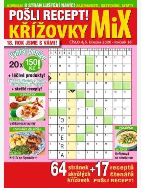 Pošli recept Mix křížovky