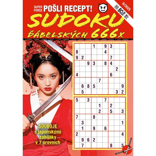 Roční předplatné Pošli recept Superporce Sudoku se slevou