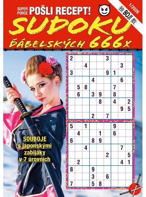 Roční předplatné Pošli recept Superporce Sudoku se slevou