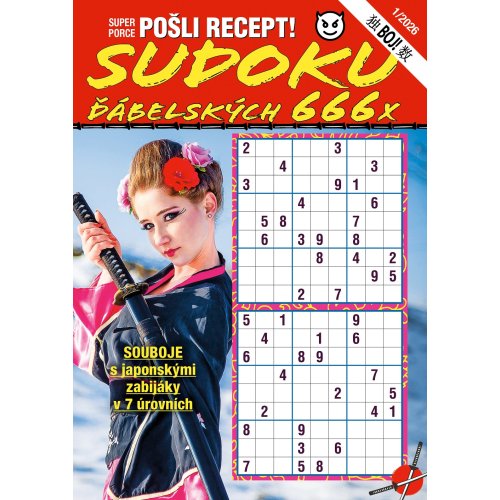 Roční předplatné Pošli recept Superporce Sudoku se slevou