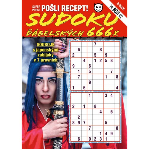 Roční předplatné Pošli recept Superporce Sudoku se slevou