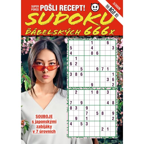 Roční předplatné Pošli recept Superporce Sudoku se slevou