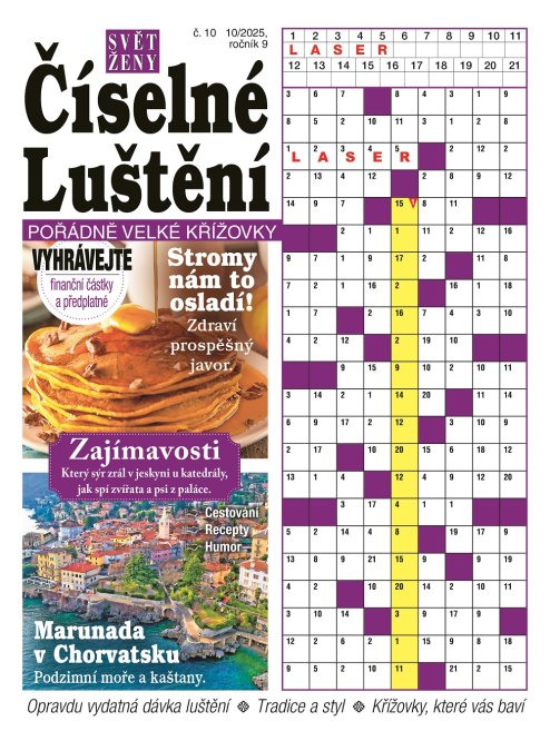 Roční předplatné Svět ženy Číselné Luštění se slevou