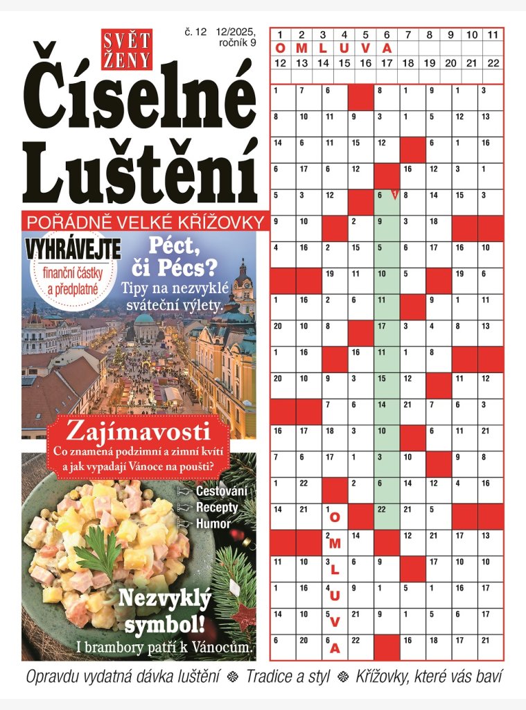 Svět ženy Číselné Luštění