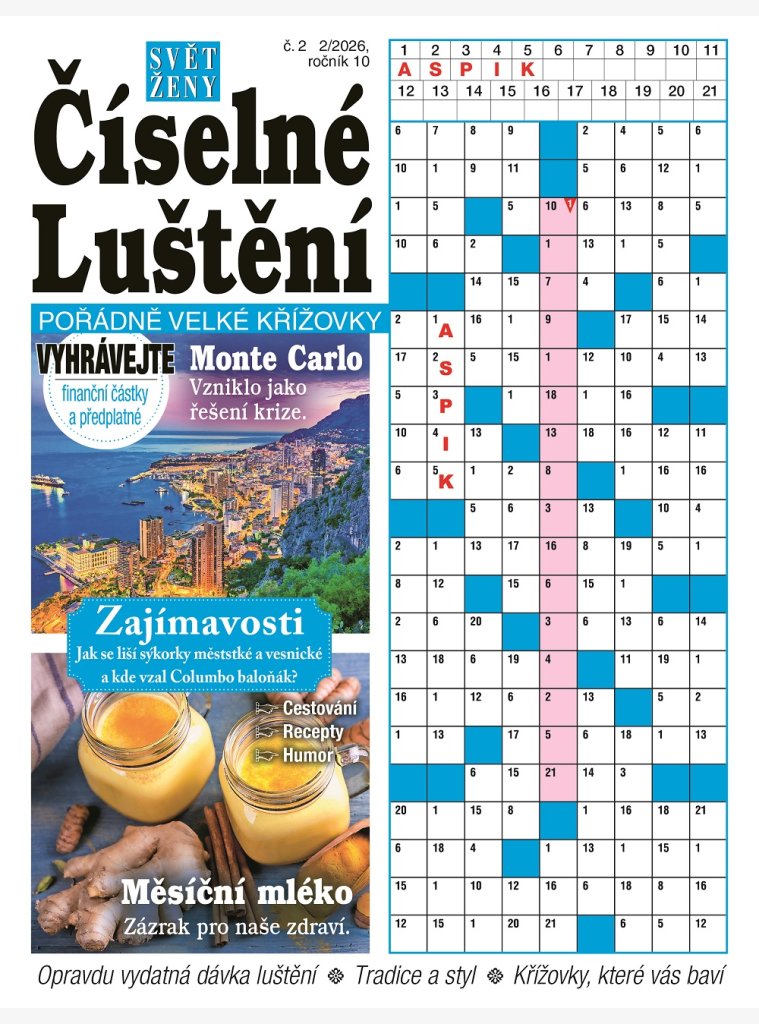 Svět ženy Číselné Luštění
