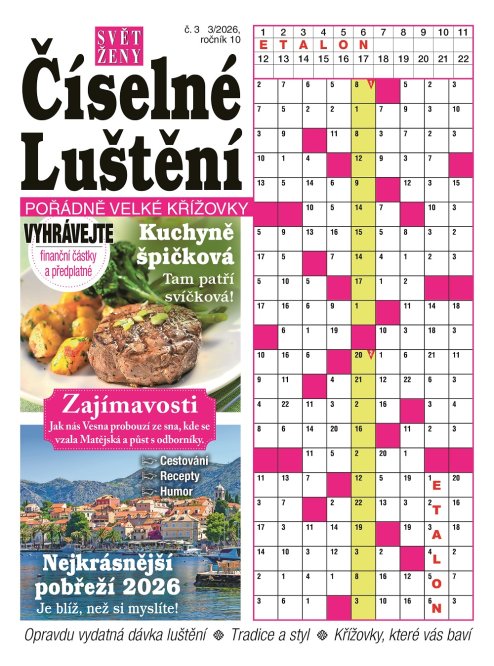 Roční předplatné Svět ženy Číselné Luštění se slevou