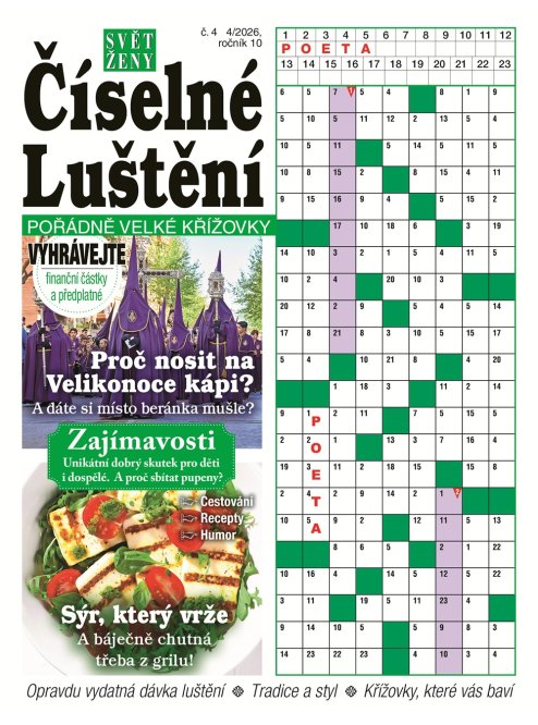 Roční předplatné Svět ženy Číselné Luštění se slevou