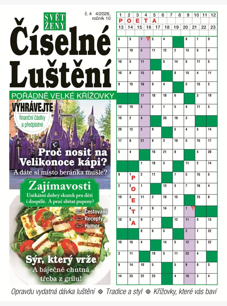 Svět ženy Číselné Luštění