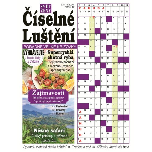 Roční předplatné Svět ženy Číselné Luštění se slevou