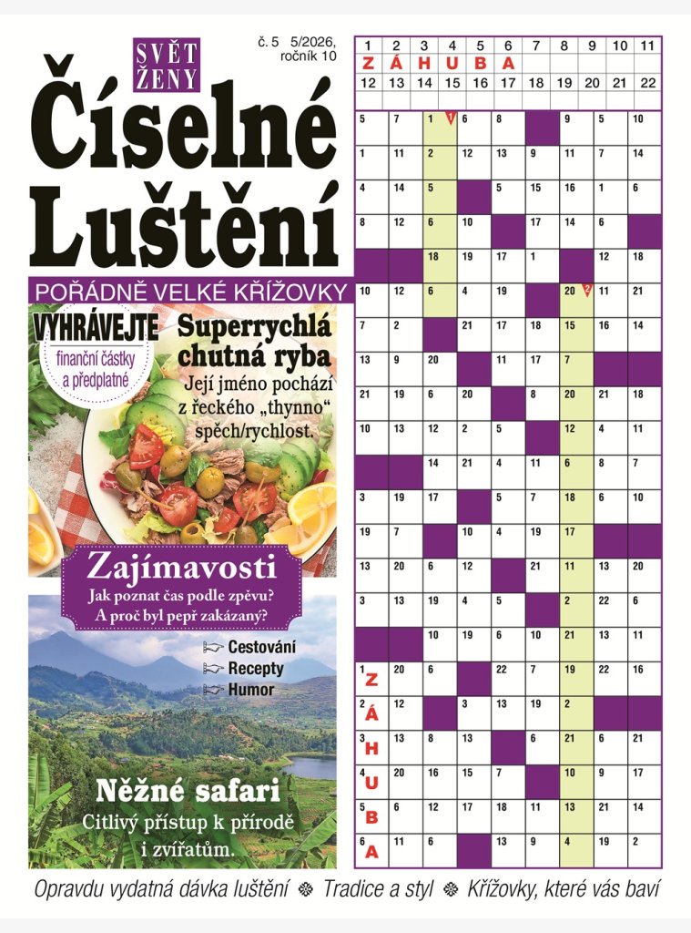 Svět ženy Číselné Luštění