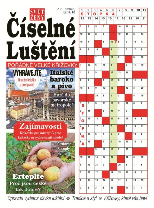 Roční předplatné Svět ženy Číselné Luštění se slevou