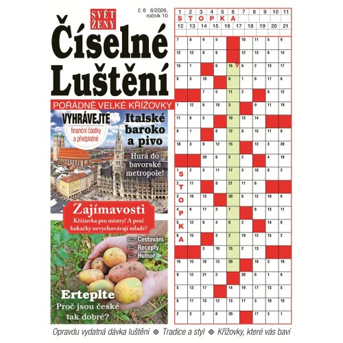 Roční předplatné Svět ženy Číselné Luštění se slevou