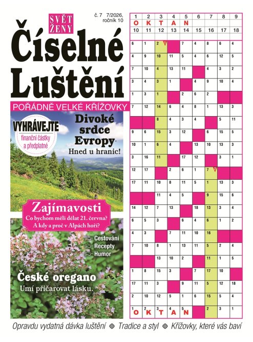 Roční předplatné Svět ženy Číselné Luštění se slevou