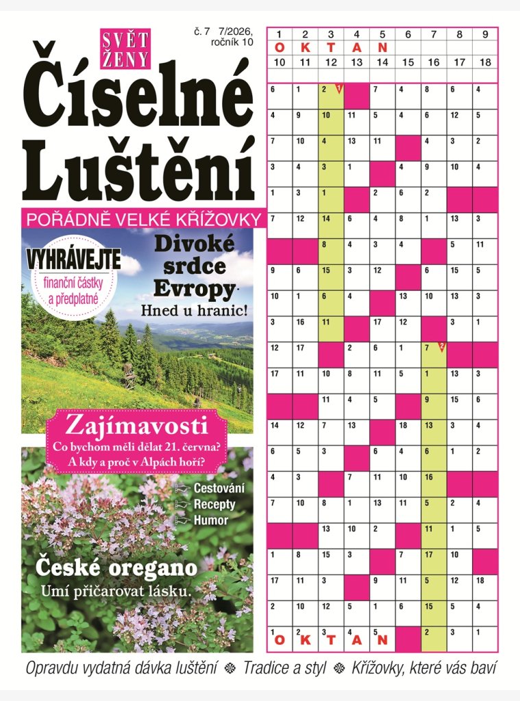 Svět ženy Číselné Luštění