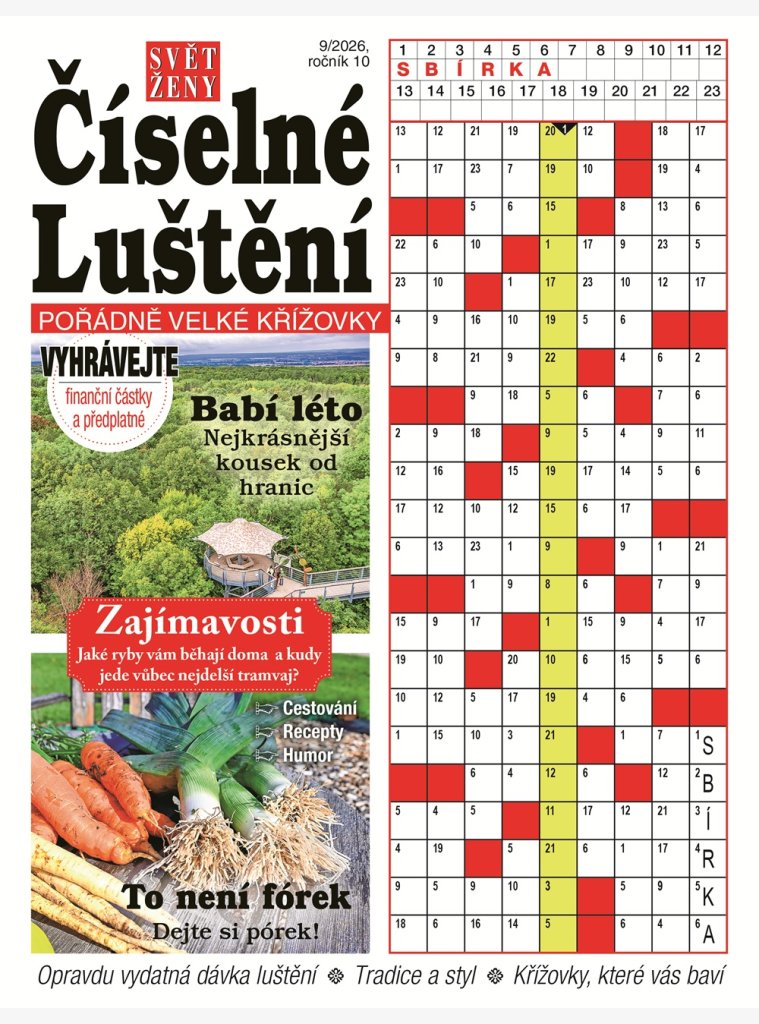 Svět ženy Číselné Luštění