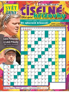 Svět ženy Číselné křížovky