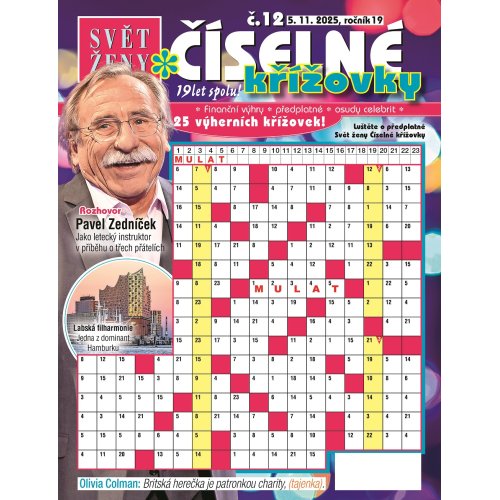 Roční předplatné Svět ženy Číselné křížovky se slevou