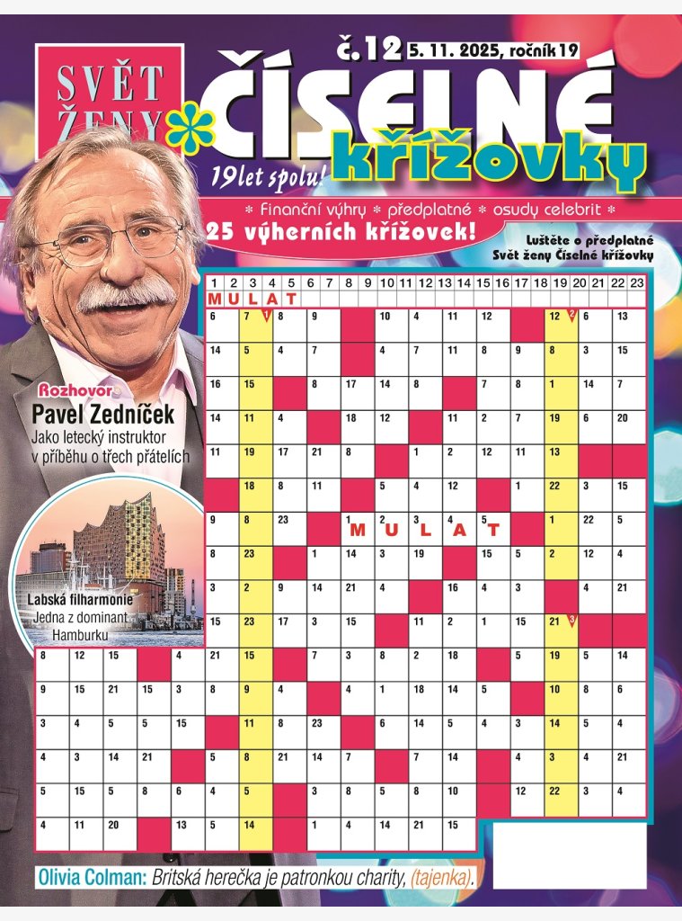 Svět ženy Číselné křížovky