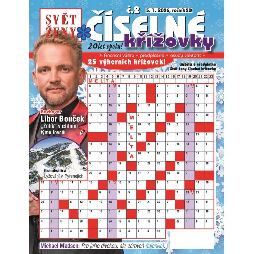 Roční předplatné Svět ženy Číselné křížovky se slevou
