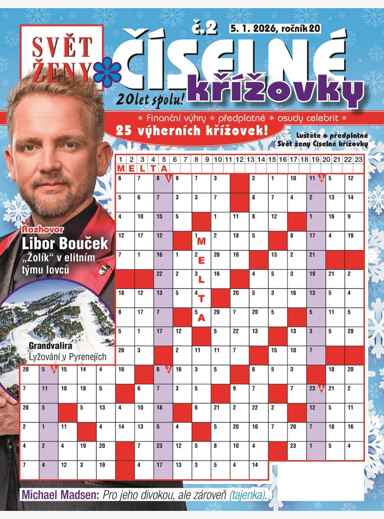 Svět ženy Číselné křížovky