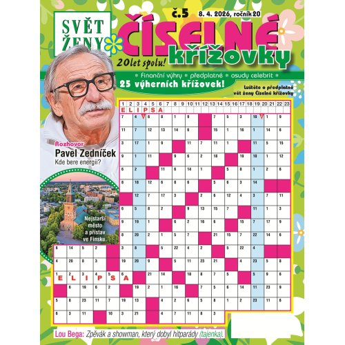 Roční předplatné Svět ženy Číselné křížovky se slevou