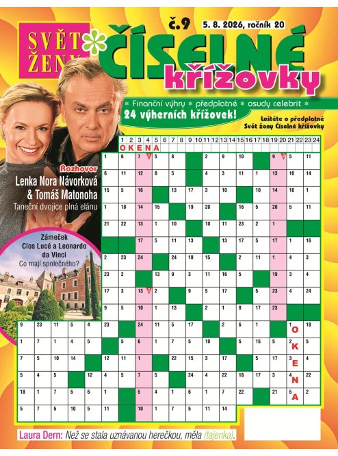 Roční předplatné Svět ženy Číselné křížovky se slevou