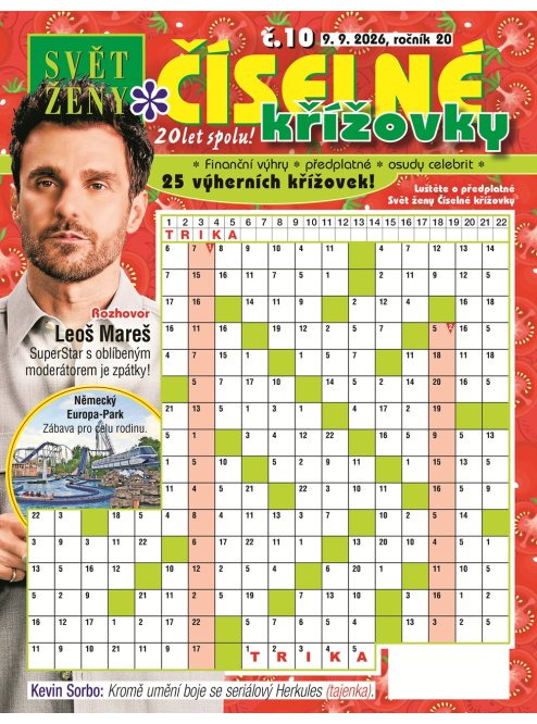 Roční předplatné Svět ženy Číselné křížovky se slevou