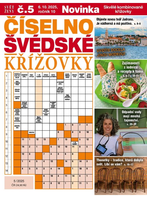 Roční předplatné Svět ženy Číselno-švédské křížovky se slevou