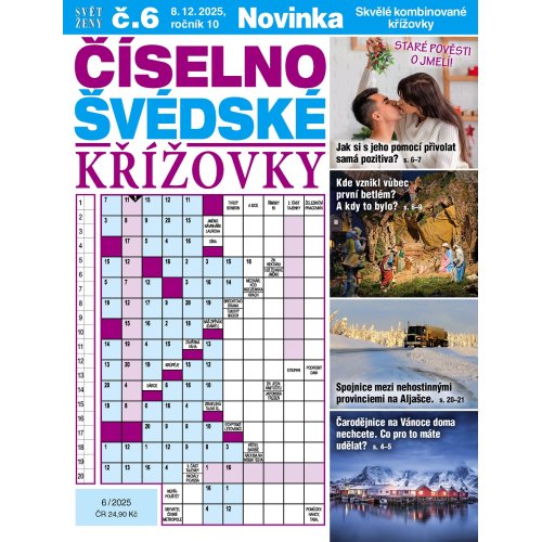 Roční předplatné Svět ženy Číselno-švédské křížovky se slevou