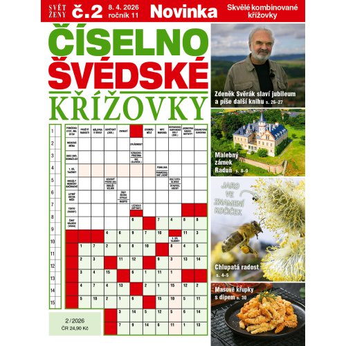 Roční předplatné Svět ženy Číselno-švédské křížovky se slevou